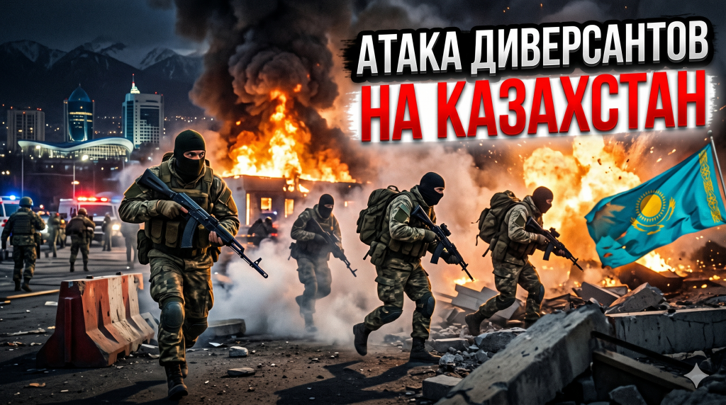 Атака диверсантов на Казахстан