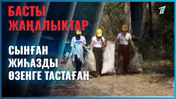 Сынған жиһазды өзенге тастаған